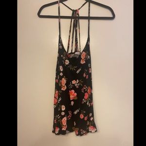 Floral spaghetti strap top